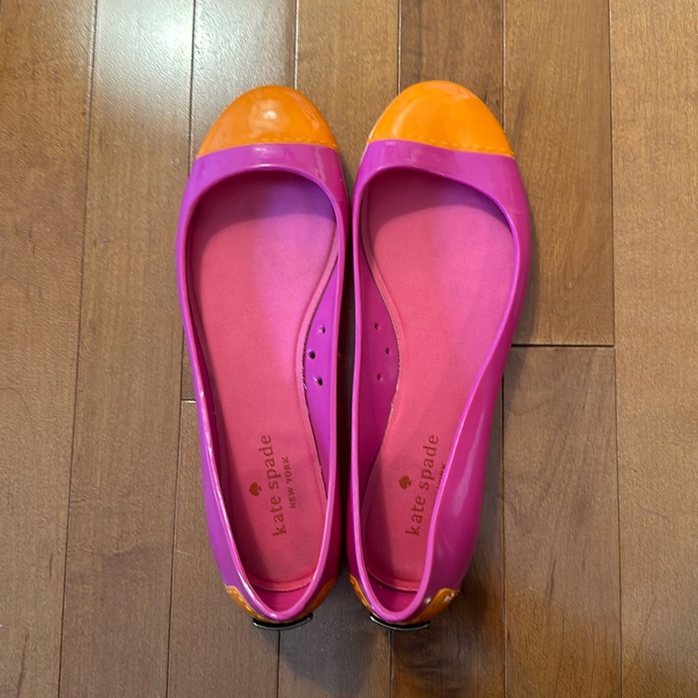 Kate Spade jelly-style flats